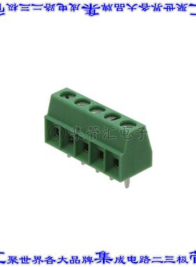 1751277 线对板连接器5POS接线端子3.5mm通孔水平带板