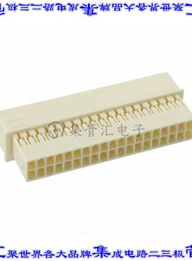 3-1969593-8 矩形连接器外壳38POS插座2排2.5mm公形引脚天然色自