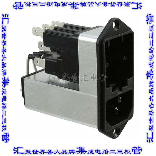 CE60.6100.151 电源接入连接器3POS插座公插片模块IEC320-C14面板