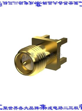 PCB.SMAFRPST.HT 同轴连接器RP-SMA插孔公引脚焊接通孔
