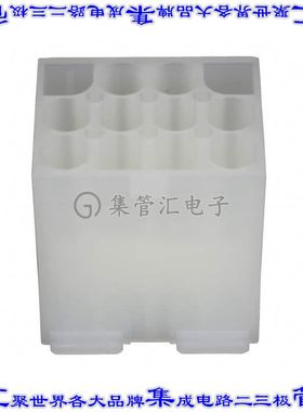 19092129 0019092129矩形连接器外壳12POS插头3排6.71mm天然色自