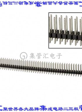 4-103322-2 针座连接器80POS分离式2排2.54mm公形插针通孔直针锡