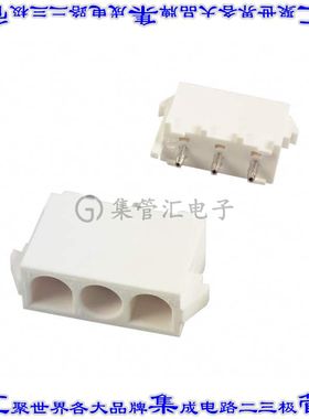 643414-1 针座连接器3POS插座6.35mm母形插口通孔直针锡