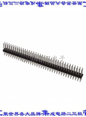 PEC36DACN 针座连接器72POS分离式2排2.54mm公形插针通孔直针锡