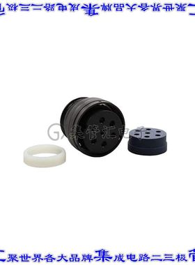 GTC06EQX36-BVS(025)(LC) 圆形连接器4POS插头外壳用于母插口黑色