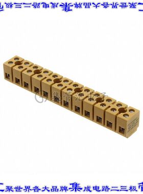 7906210000 端子块连接器12电路隔板接线座2排螺钉