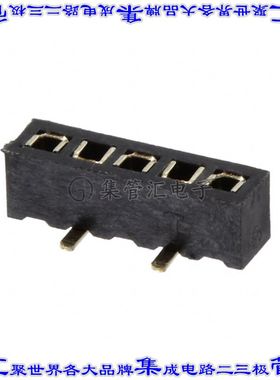 M50-3130545R 针座连接器5POS插座1.27mm母形插口表贴SMD镀金