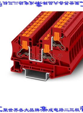 1291917 端子块连接器3POS馈通式8.2mm红色8-20AWG