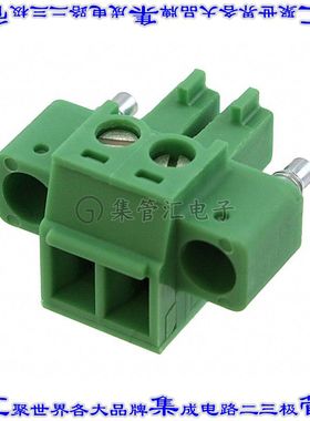 1827703 端子块连接器2POS插头母插口3.81mm绿色自由悬挂