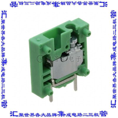 1707742 线对板连接器1POS接线端子通孔垂直带板