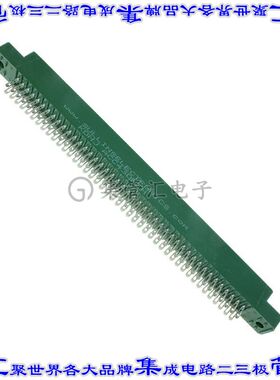 ACC43DREH 卡边缘连接器86POS母头2排2.54mm绿色镀金