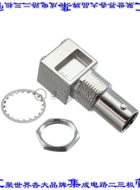 112487 同轴连接器BNC插孔母形插口焊接50欧姆面板安装通孔直角