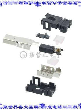 2201855-2 插拔式连接器8POS插头多用途自由悬挂IDC镀金