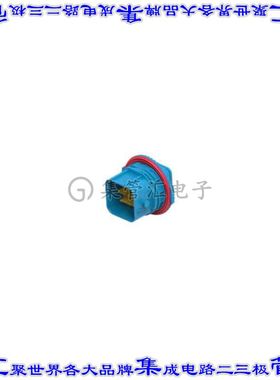 2-2366509-4 矩形连接器外壳48POS插座6排公形引脚蓝色面板安装