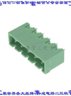 395316005 0395316005端子块连接器5POS接头公引脚带罩5.08mm绿色