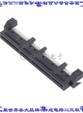 ME10168334B2A01 卡边缘连接器168POS母头2排0.6mm黑色镀金