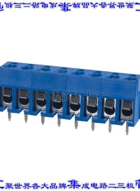 OSTTA080161 线对板连接器8POS接线端子5mm通孔水平带板