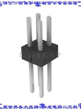 PEC02DACN 针座连接器4POS分离式2排2.54mm公形插针通孔直针锡