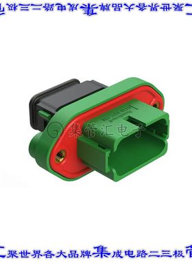 AT16-18PC-PM15 矩形连接器外壳18POS插座3排公形引脚绿色面板安