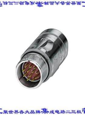 1620004 圆形连接器12POS插座外壳用于公插针银色自由悬挂底壳