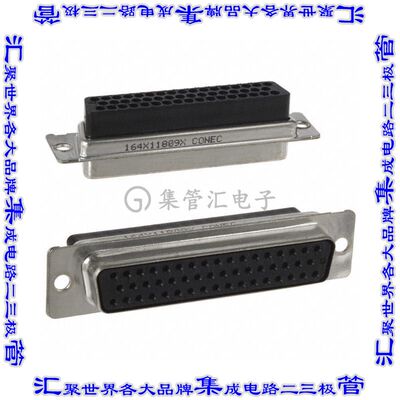 164X11809X 接插件连接器CONN D-SUB HOUSING RCPT 50POS