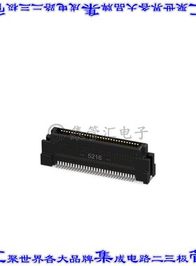 1332126 板对板连接器60POS接头外罩触点2排0.64mm表贴SMD镀金