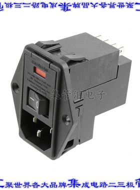 4-6609929-4 电源接入连接器3POS插座公插片模块IEC320-C14面板安