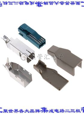 74233-102LF 连接器USB-A和电源组合式插头8POS USB 2.0自由悬挂