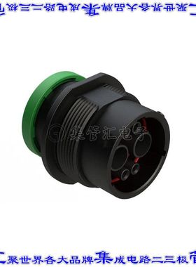 AHDP04-18-06SN-BRA 圆形连接器6POS插座外壳用于母插口黑色面板