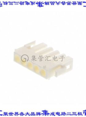 926299-3 矩形连接器外壳5POS插头6.35mm公形引脚天然色自由悬挂