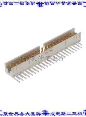 98464-F61-44ULF 针座连接器44POS接头2排2mm公形插针通孔直角镀