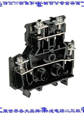 BNDH15W 端子块连接器4POS馈通式2排8.0mm黑色14-22AWG