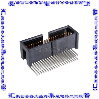 TML-120-02-S-D-RA 针座连接器40POS接头2排1.27mm公形插针通孔直
