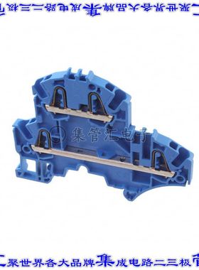 1SNK705220R0000 端子块连接器4POS馈通式2排5.2mm蓝色12-26AWG