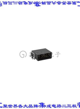 154763-E 针座连接器12POS接头2排1.27mm公形插针表贴SMD镀金