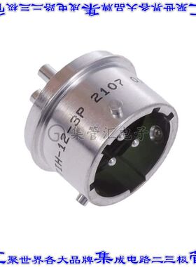 PTIH-12-3P 圆形连接器3POS插座公形引脚焊杯锡面板安装