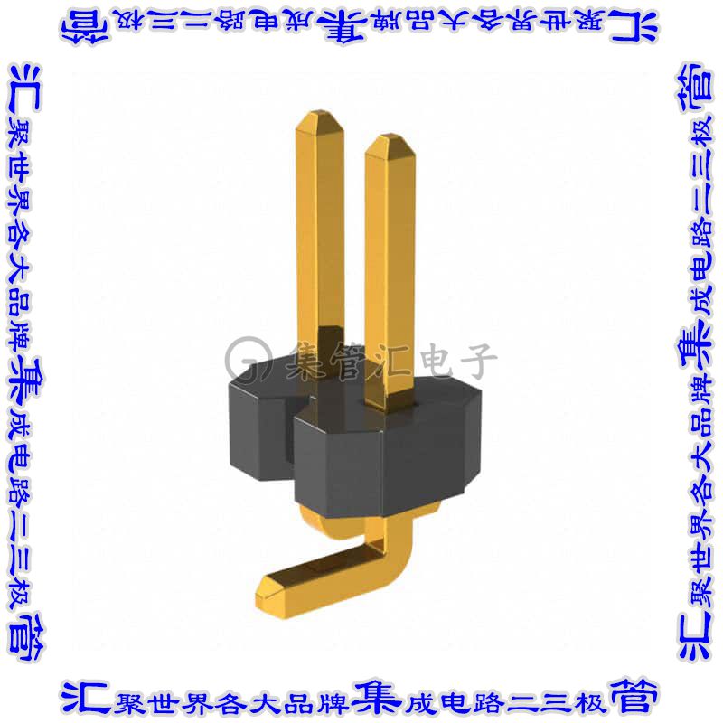 GRPB021VWTC-RC 针座连接器2POS接头1.27mm公形插针表贴SMD镀金
