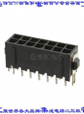 4-794680-4 针座连接器14POS接头2排3mm公形插针通孔直针锡