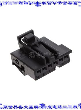1-969508-2 矩形连接器外壳6POS插座2.54mm母形插口黑色自由悬挂