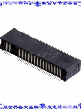 1-2199230-6 卡边缘连接器67POS母头2排0.5mm黑色镀金