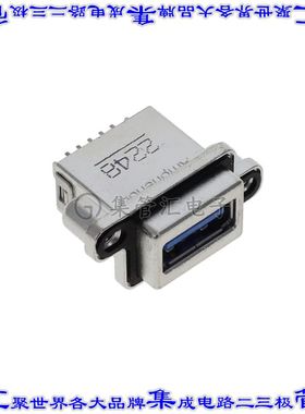 MUSBR359330 连接器USB-A插座4POS USB 3.0通孔直角