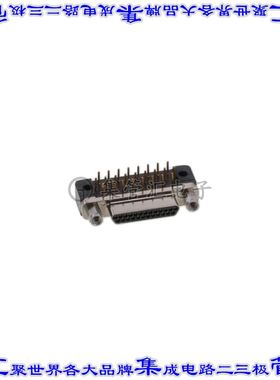 MDLM-25PCBRP-F222 连接器25POS插头公引脚3排D-TYPE型面板安装通