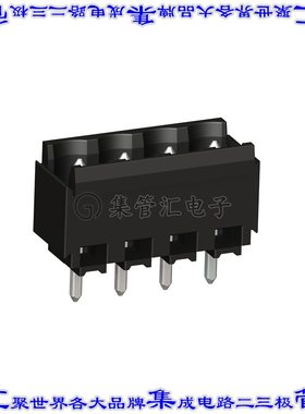 120-M-221/06 端子块连接器6POS接头公引脚带罩5mm灰色垂直通孔