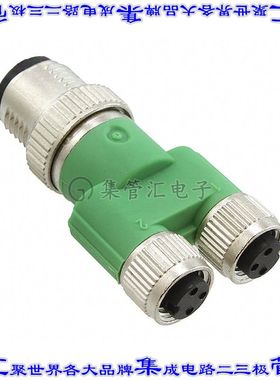 1523984 连接器adapter适配器 配电器Y形公引脚 至 母插口