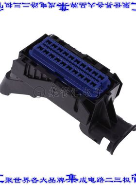 345660703 0345660703矩形连接器外壳80POS插座4排母形插口蓝色自