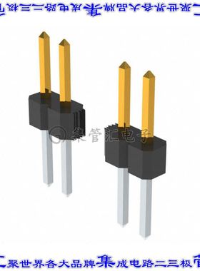 PBC06SABN 针座连接器6POS分离式2.54mm公形插针通孔直针镀金