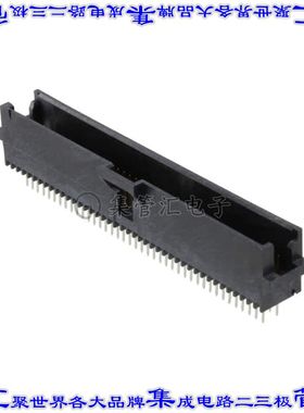 5-104666-5 针座连接器80POS接头2排1.27mm公形插针通孔直针镀金