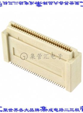 1735482-2 板对板连接器60POS插座外罩触点2排0.8mm表贴SMD镀金