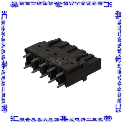 ELFB05280 端子块连接器5POS接头母型插口5.08mm黑色垂直通孔