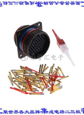 M8372382W2255N 圆形连接器55(电源)插座母插口压接面板安装